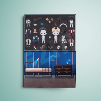 BJ Alex Stickers Originales Dress-up