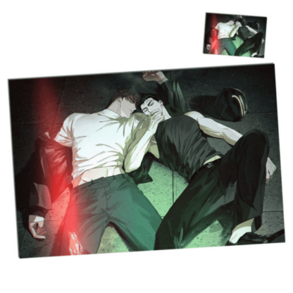 Under the green light Poster + postcard